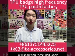 in logo Truyền nhiệt TPU Patch Logo chính cho thương hiệu nổi tiếng