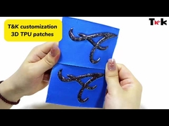 chất lượng cao đệm tpu kim loại 3d mềm đệm tpu tùy chỉnh màu sắc tpu chuyển nhiệt cho quần áo