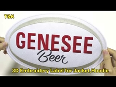 Phụ kiện quần áo 3D thêu miếng dán nhãn bấm nhiệt