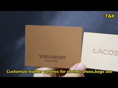 Đồ đệm da tùy chỉnh Thanh chuyển sắt trên da thật Đồ đệm da khắc cho vải mũ