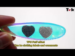 Miếng dán sắt trên quần áo Huy hiệu TPU dập nổi thẻ quần áo truyền nhiệt