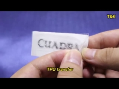 sản xuất tùy chỉnh đệm tpu 3d có thể rửa nhãn tpu chuyển nhiệt Nhiều phong cách tpu logo chuyển nhiệt