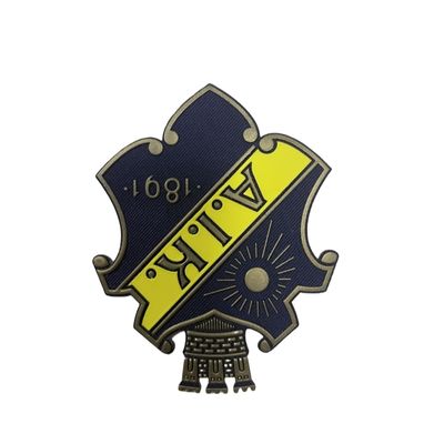 Custom Square Shape 3D Silicone Patch with Ultrasonic Cut and Plating Technics for Garment Use