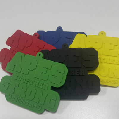 OEM DIY English Letters PVC Soft Glue Silicone Epoxy Rubber Clothing Label Accessories Clothing Logo Patches