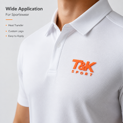 Anti Slip Free Design 3D Silicone Custom Heat Transfer Labels