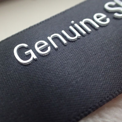 Washable Printing Black Ribbon 3cm Clothing Tags Labels