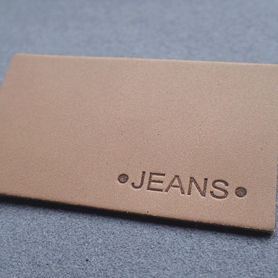 Dập nóng Bản vá da dập nổi cắt thẳng cho quần jean