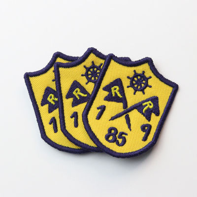 Merrow Border Felt ODM Thêu Logo Patch